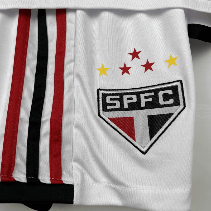 Conjunto infantil São Paulo 2023/24 - Lançamento - Bassaga Imports