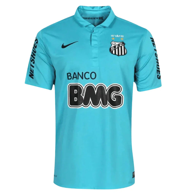 Camisa Retro Masculina Santos Azul 2012 - Neymar